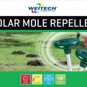 Napelemes mini vakondriasztó 2 db-os szett