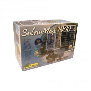 SolarMax1000 Akkumulátoros napelemes szivattyú + panel vízjátékhoz (1400l/h)