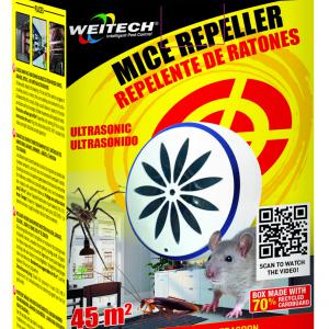 WK3523 Ultrahahangos riasztó Egér, bolha, kullancs, pók ellen 3 db-os készlet