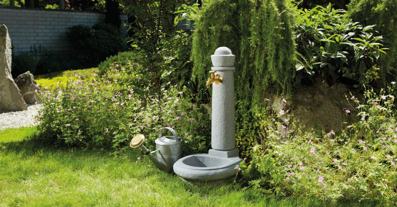 Venezia kerti vízkút állvány gránit