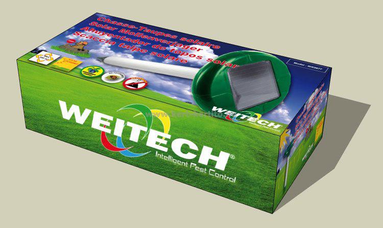 WK0677 Ultrahangos riasztó vakond ellen