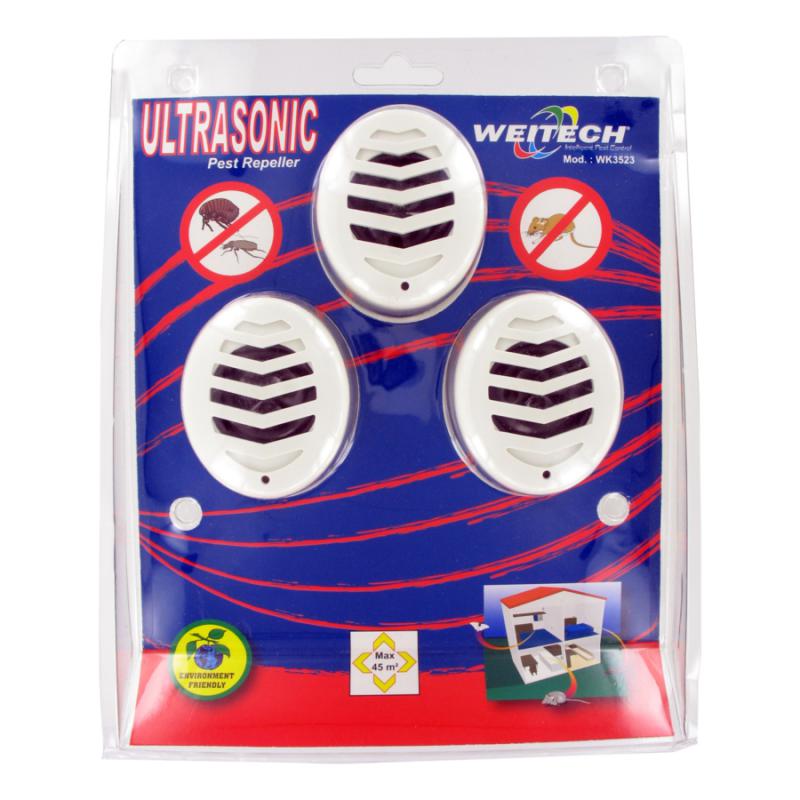 WK3523 Ultrahahangos riasztó Egér, bolha, kullancs, pók ellen