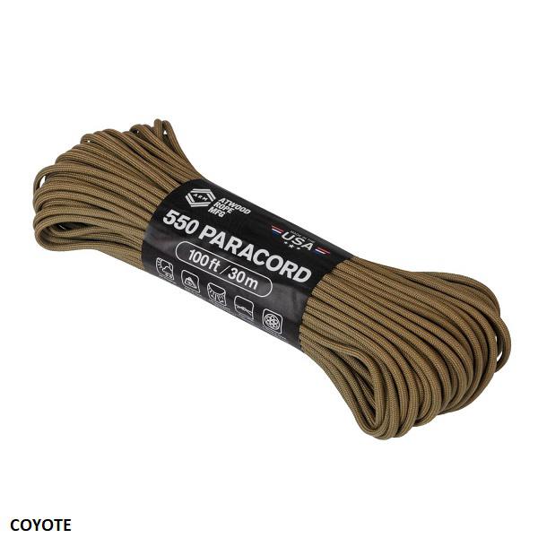 550 Paracord (30m) 10 féle színben