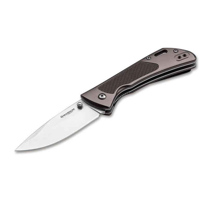 Böker Magnum Advance Checkering Dark Bronze