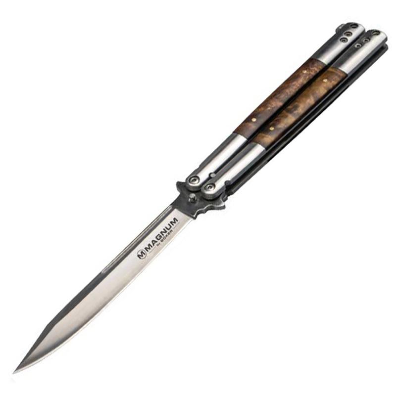 Böker Magnum Balisong Large Wood pillangókés