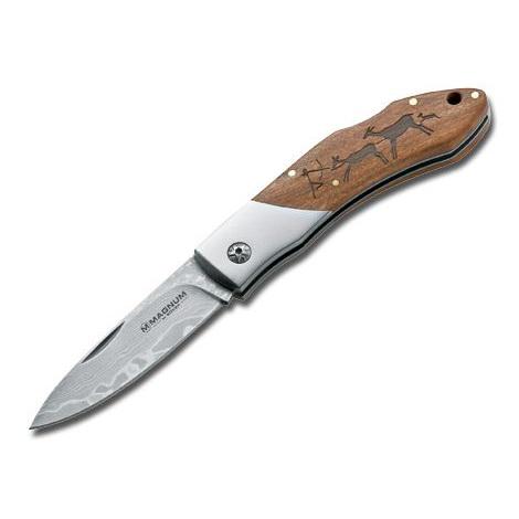 Böker Magnum Caveman Damast zsebkés