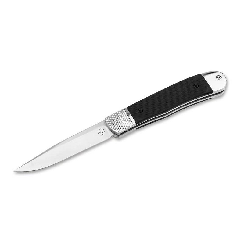 Böker Plus Hidden Release Trapper G-10