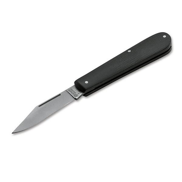 Böker Solingen Barlow Integral Canvas Micarta Black zsebkés