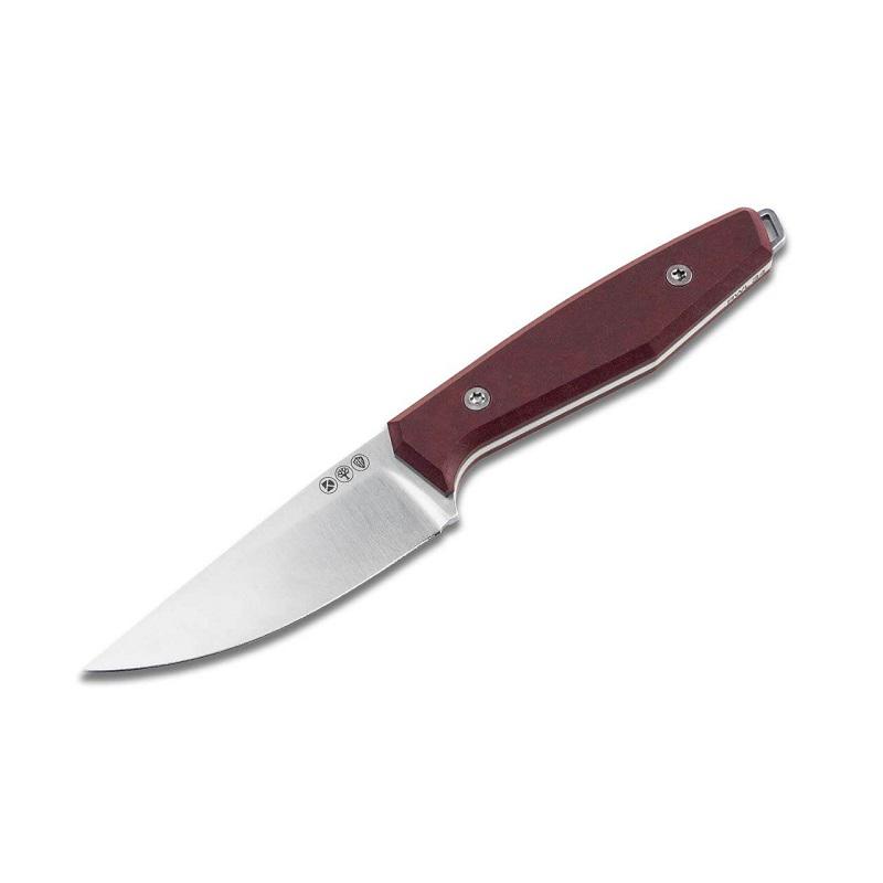 Böker Solingen Daily Knives AK1 Droppoint Richlite Redstone