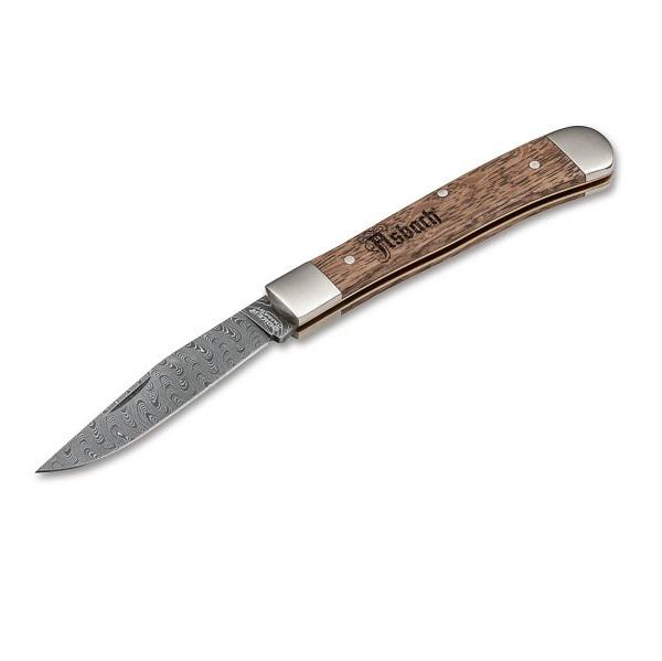 Böker Solingen Trapper Asbach Uralt Damascus zsebkés