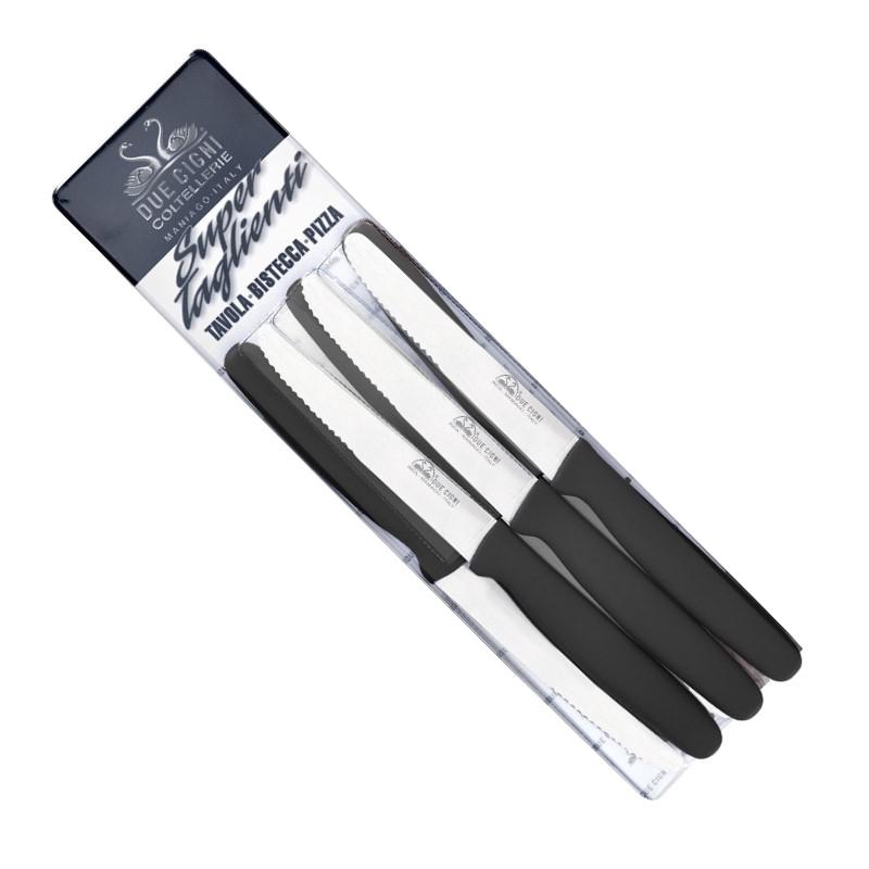 Due Cigni asztali kés szett 6 db tompa