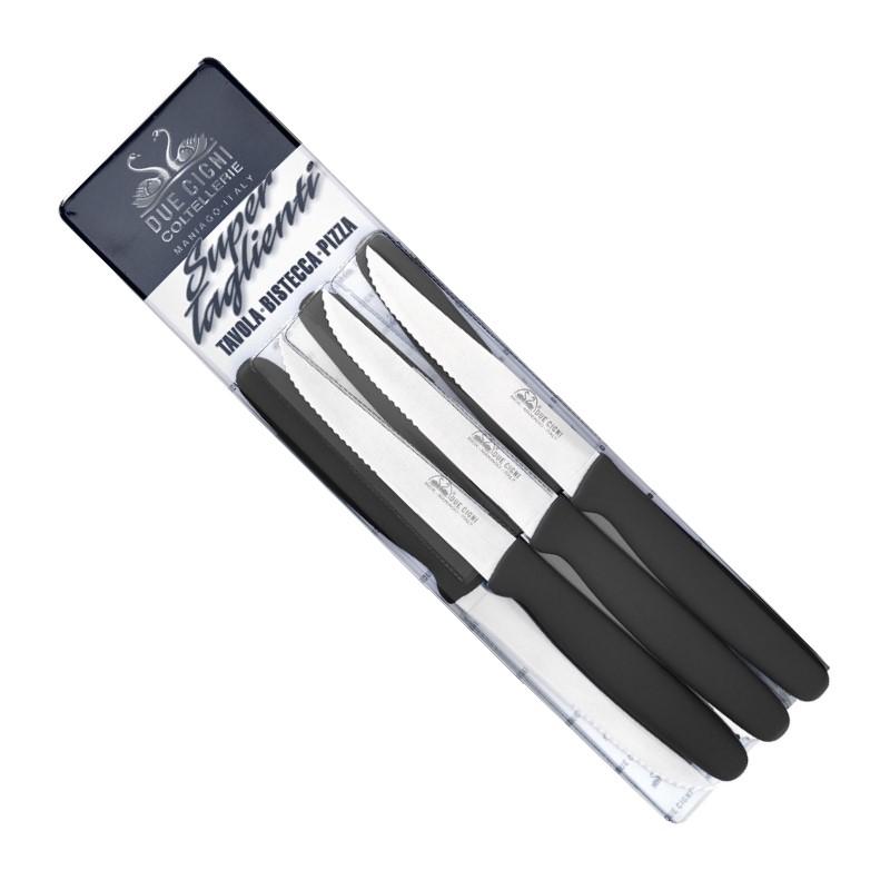 Due Cigni asztali kés szett 6db hegyes