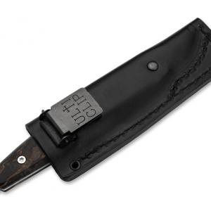 Böker AK1 Droppoint MagnaCut Black Birch Burl