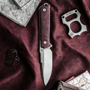 Böker Kiboku Richlite Red Topo