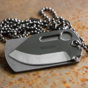 Böker Plus Dog Tag dögcédula nyaklánc kés