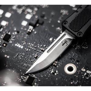 Böker Plus Micro USB OTF fekete automata zsebkés