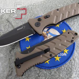 Böker Plus Strike Coyote Droppoint zsebkés