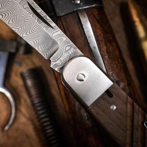 Böker Solingen 98k Damascus zsebkés