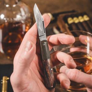 Böker Solingen Barlow Integral Leopard Damascus zsebkés