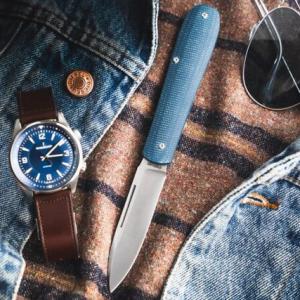 Böker Solingen Coffin Denim Micarta zsebkés