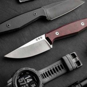 Böker Solingen Daily Knives AK1 Droppoint Richlite Redstone