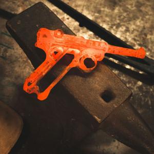 Böker Solingen P08 Damascus tőr