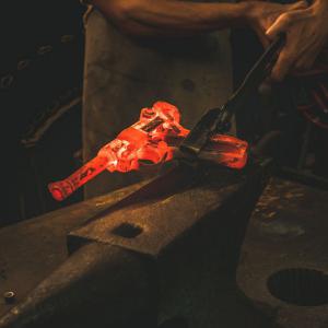 Böker Solingen P08 Damascus tőr