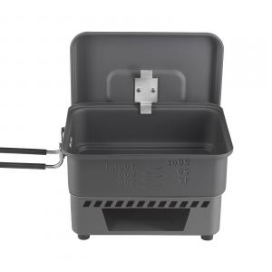 Esbit COOKSET FOR SOLID FUEL 1100ml Hard anodized aluminium