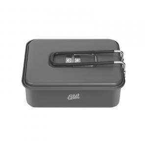 Esbit COOKSET FOR SOLID FUEL 1100ml Hard anodized aluminium