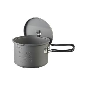 Esbit COOKSET W/ALCOHOL BURNER 1500ml Hard Anodized Aluminum