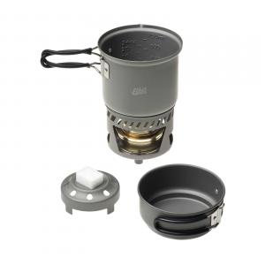 Esbit főzőszett W/ALCOHOL BURNER 985ml & 470ml Hard Anodized Aluminum