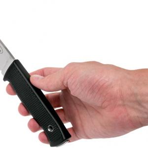 Fallkniven F1LCOS, bőr tokkal