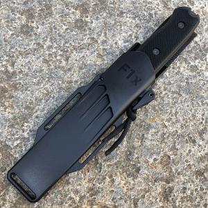 Fallkniven F1XB Black – Tungsten Carbide bushcraft kés, Zytel tokkal