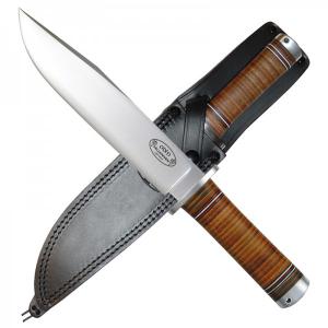 Fallkniven NL2L Odin outdoor kés, bőr tokkal