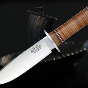 Fallkniven NL3L Njord outdoor kés, bőr tokkal