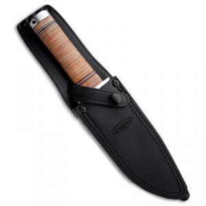 Fallkniven NL3L Njord outdoor kés, bőr tokkal