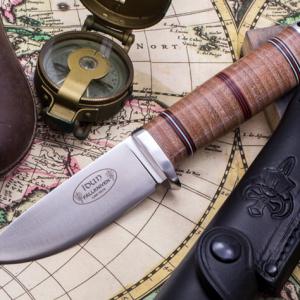 Fallkniven NL5L Idun outdoor kés, bőr tokkal