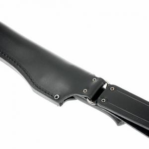 Fallkniven S1BL, bőr tokkal