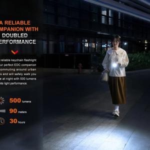 Fenix Light elemlámpa E03R V2.0 LED 500 lumen Blue