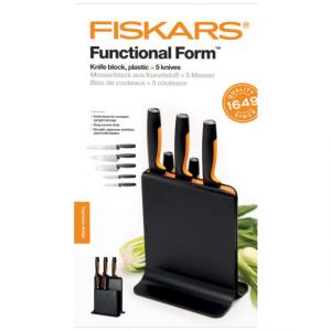 Fiskars Functional Form NEW késblokk 5db késsel, műanyag