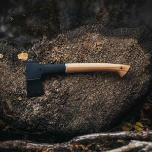 FISKARS N7 NORDEN KEMPING FEJSZE + ÉLEZŐ, DÍSZDOBOZBAN