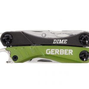 Gerber Dime kulcstartóra rögzíthető multiszerszám, zöld