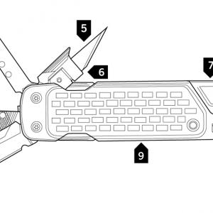 Gerber Lockdown Drive kombinált zsebkés, multiszerszám