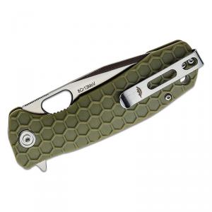 Honey Badger Tanto Flipper Medium Green zsebkés
