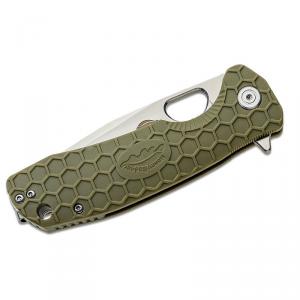 Honey Badger Tanto Flipper Medium Green zsebkés
