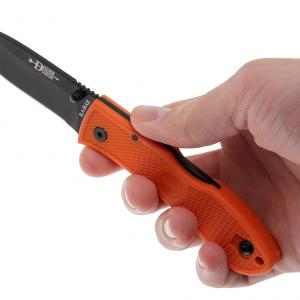 KA-BAR Dozier Foding Hunter Blaze Orange outdoor vadászkés