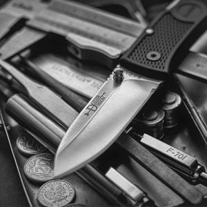 Ka-Bar Dozier Folding Hunter Black zsebkés