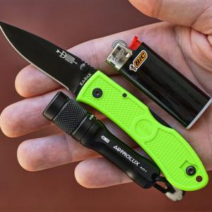 Ka-Bar Mini Dozier Folder Zombie Green zsebkés