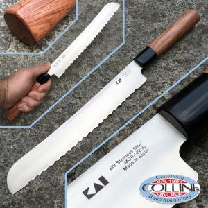 Kai Seki Magoroku Red Wood kenyérvágó kés 23 cm
