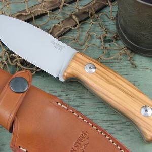 LionSteel M3 Olajfa markolatú vadászkés outdoor kés